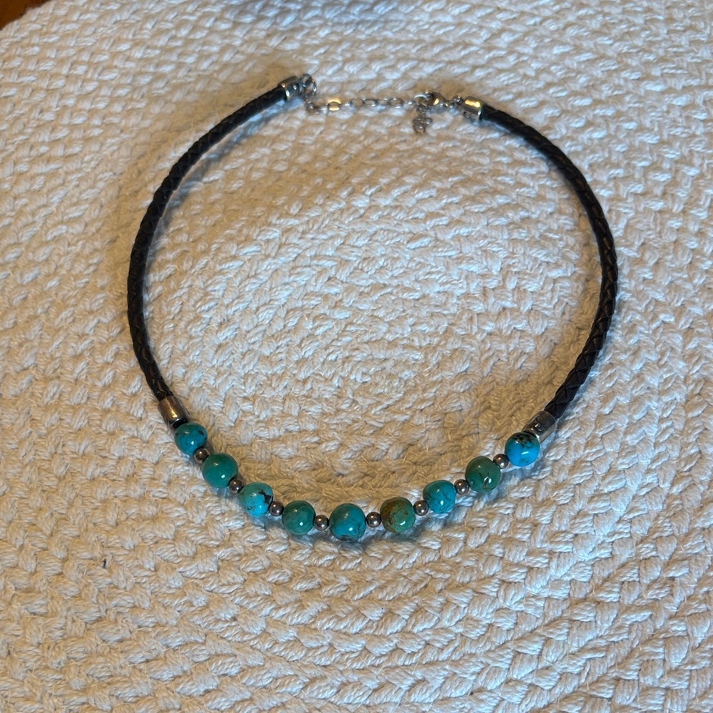 Chic Turquoise Beaded Necklace